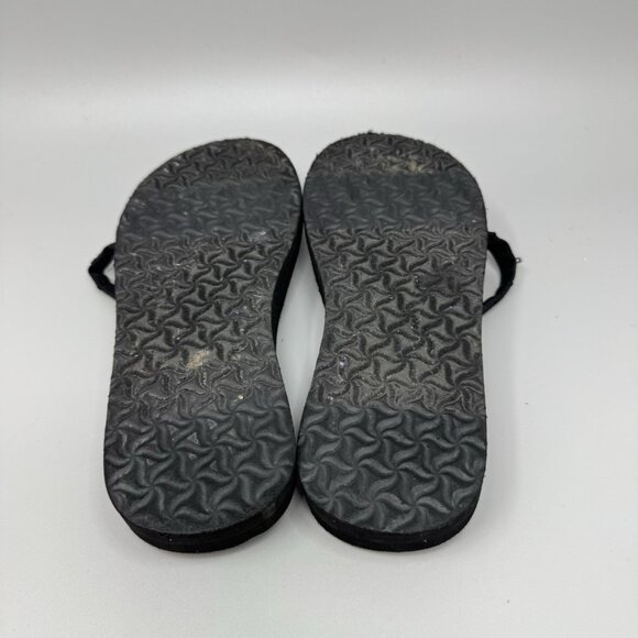 Teva Flip Flops Thong Sandals Olowahu Mush Black Gladiator 6840 Women's Size 6 - Picture 8 of 8